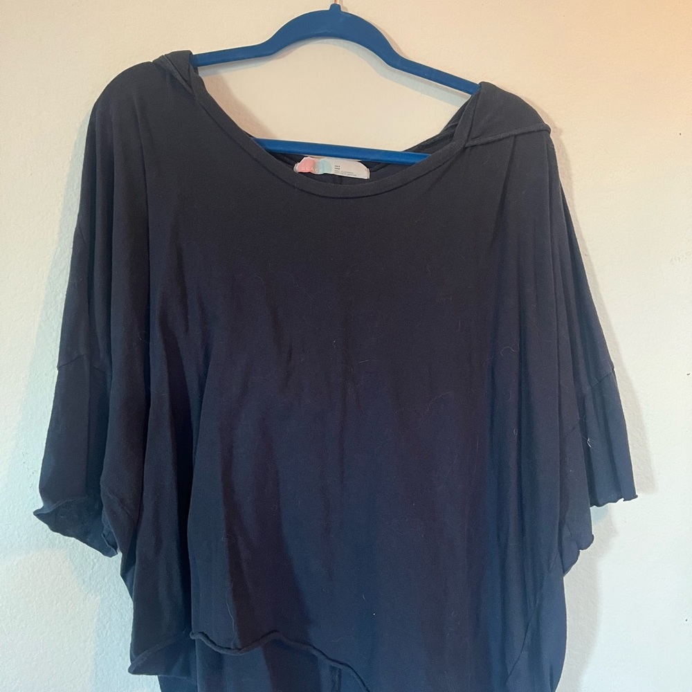 Free People Beach Hoodie Tee Size XS/S